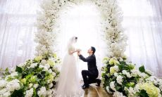 让新婚夫妇幸福美满的祝福语，让他们永远在这美好的爱情旅途中相互扶持，无限温柔，延续千年的幸福之情！