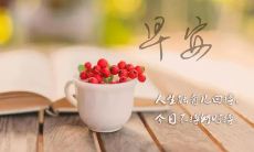 精选的让人感到特别温馨的早安问候句子