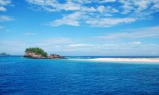 使用形象生动的语言,描述大海的美丽与神秘——无垠巨浪奔腾,水天相接的壮丽景象