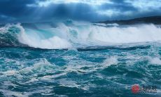 一些形容大海的词语和短语,以及如何将它们整理成一个标题: