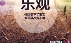 通过率领积极人生态度的启示，聚焦乐观主义的格言和箴言