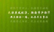 一个句子让我心碎，因你的泪水流淌而成