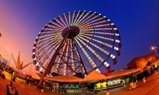 人生如同这旋转木马上的摩天轮：多姿多彩，不断变幻，炫目而又饱含意义