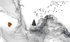 水墨画的卓越艺术之美：妙趣横生、艳丽动人的绝妙句子